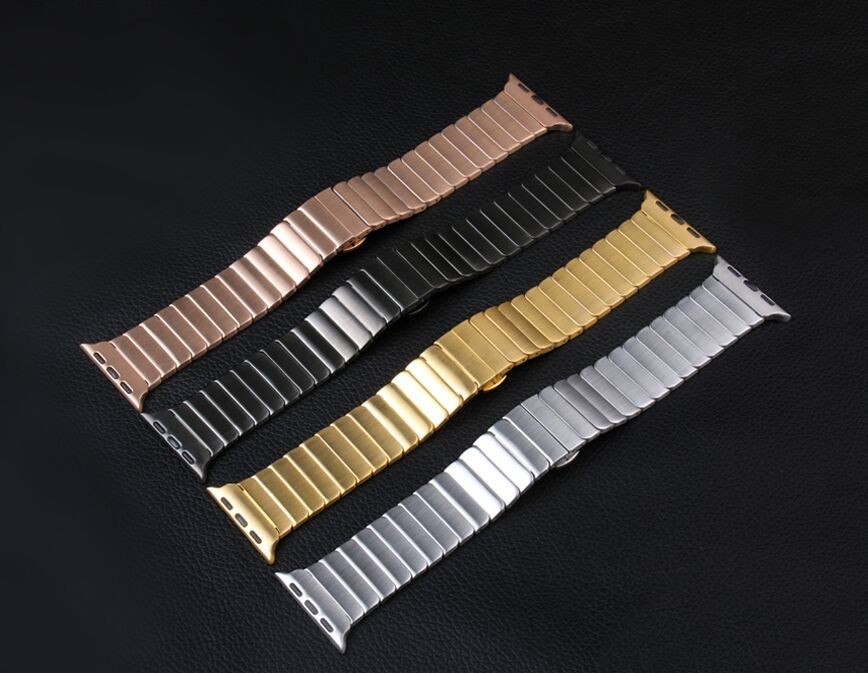 Stainless Steel Strap for Apple Watch Band Case 44mm 40mm 42mm/38mm for iWatch Serie 7 6 5 4 3 2 Band Metal Butterfly Bracelet