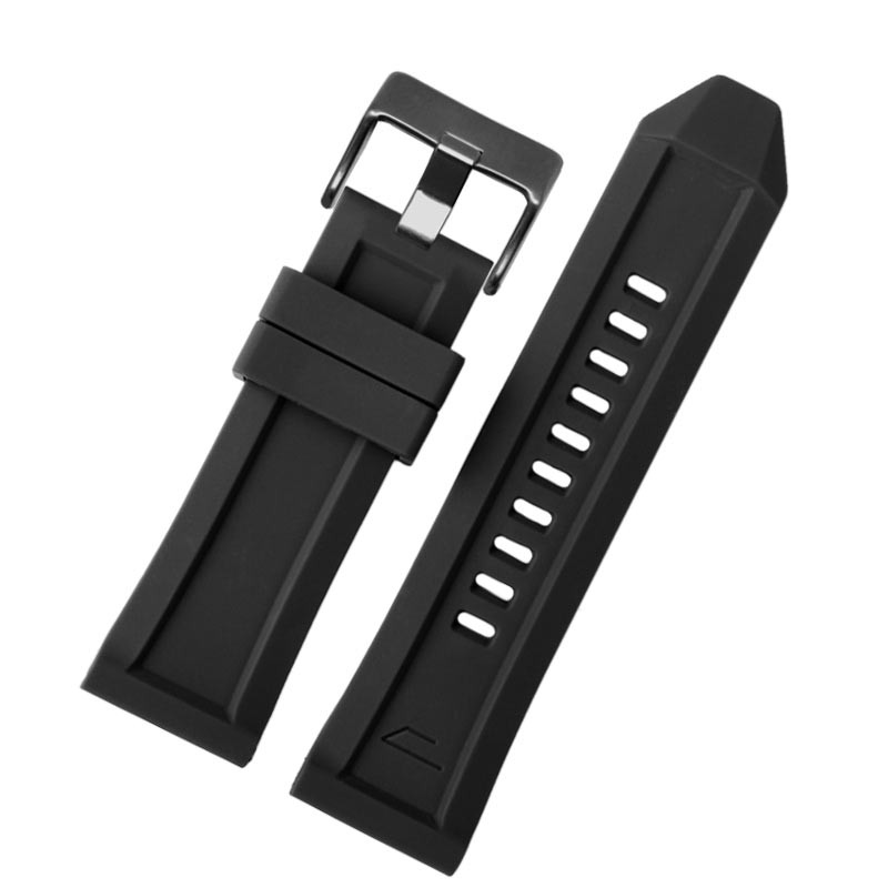 High quality silicone rubber watch band suitable for diesel dz4318/4323/4283/7315/4427 men waterproof soft big strap 24mm26mm