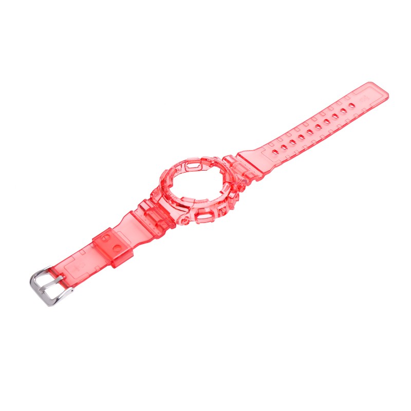 Watch Accessories Replacement for Casio GMA-S110 Ice Tough Transparent Watch Band Strap GMA-S120 GMA-S130 Ladies