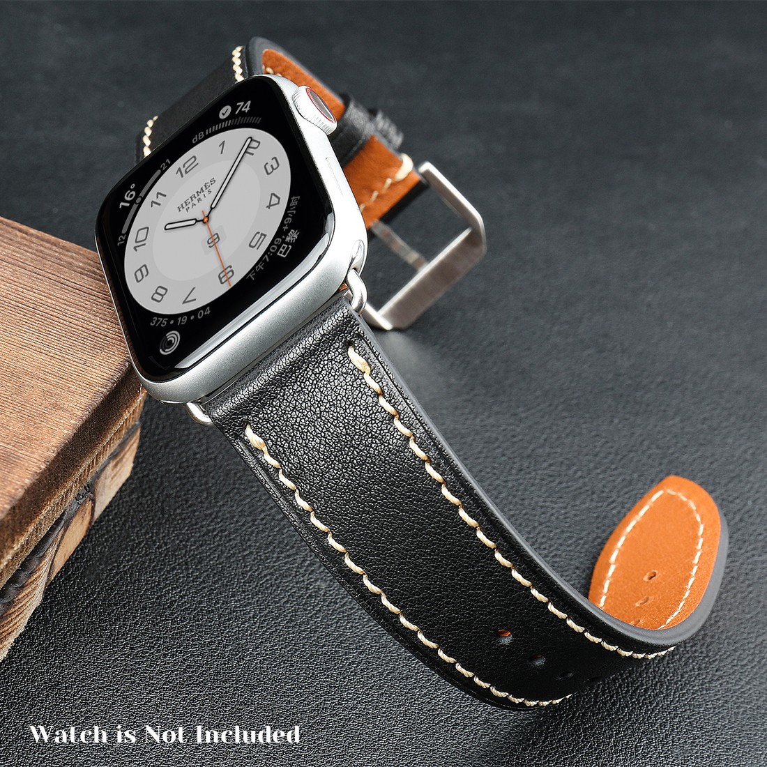 Top Quality Leather Band for Apple Watch 45mm 41mm 44mm 40mm 42mm 38mm Series 7 6 SE 5 4 3 Bracelet iWatch Accessories Strap