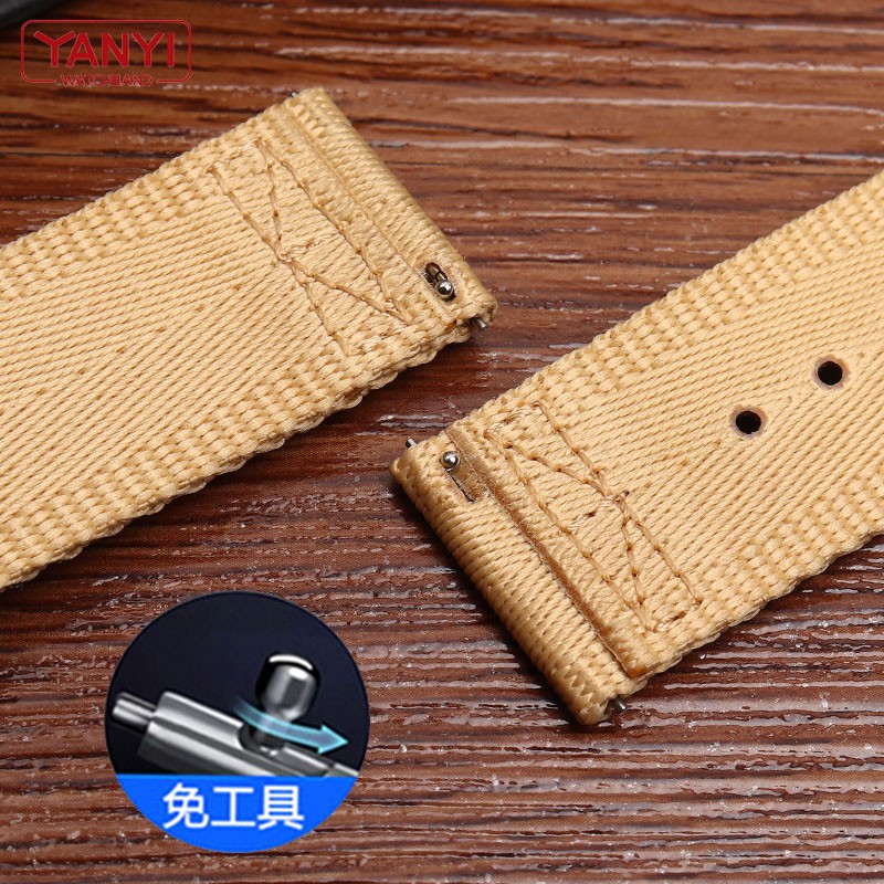 Senior nylon watch band 24mm for casio GA 2000 PRG-600YB-3 prg-650 PRW-6600 watch strap waterproof bracelet wrist band