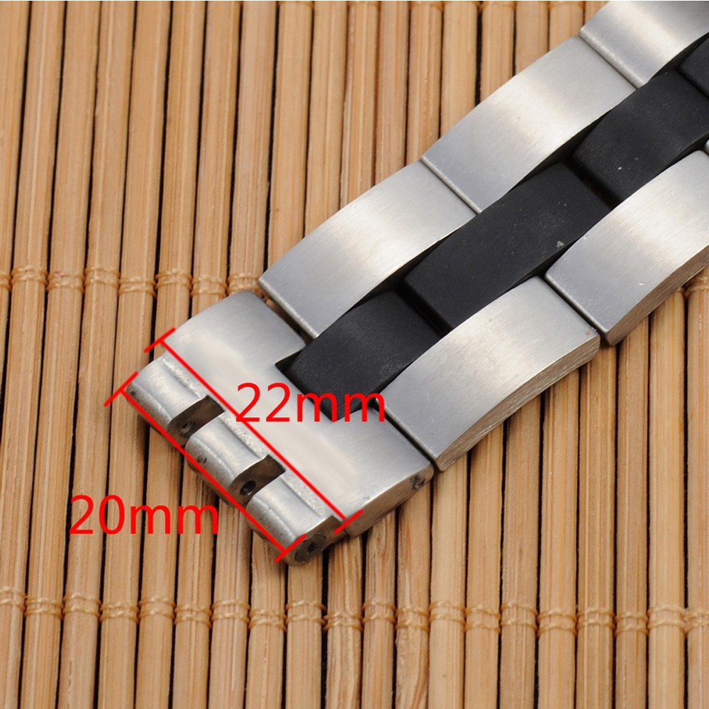 Watch Accessories for Swatch YCS YAS YGS Irony Strap Silver Solid Stainless Steel Watchband for Men/Women Metal Bracelet Stock