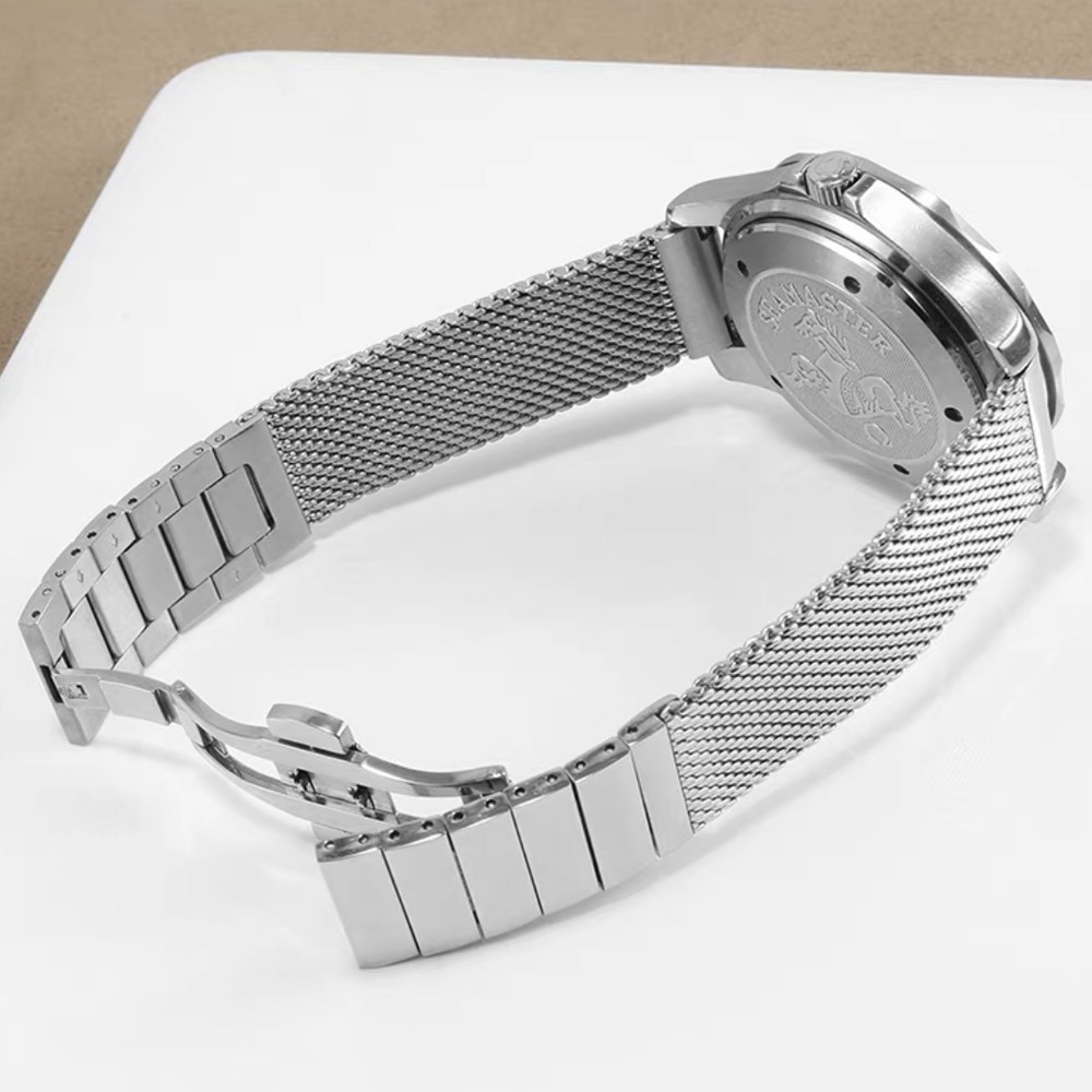 Stainless Steel Watch Strap Luxury Metal Watchband Watch Band Accessories Milanese Mesh Solid Bracelet 18mm 20mm 22mm 24mm