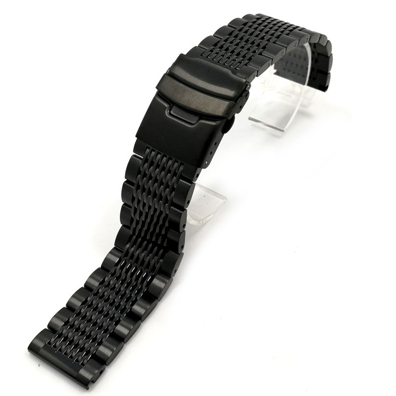 Luxury 22/20/24mm Solid Milan Link Stainless Steel Watch Band Folding Clasp Safety Watches Strap Bracelet Replacement