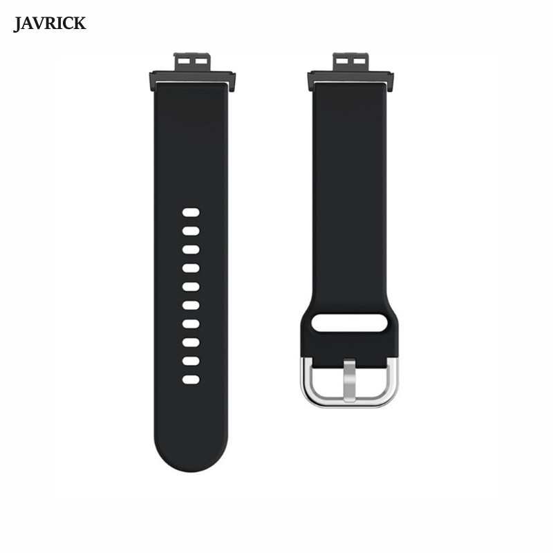 Durable Solid Color Soft Silicone Wristband Watch Wrist Strap For Huawei Watch Fit Smart Wristband Accessories