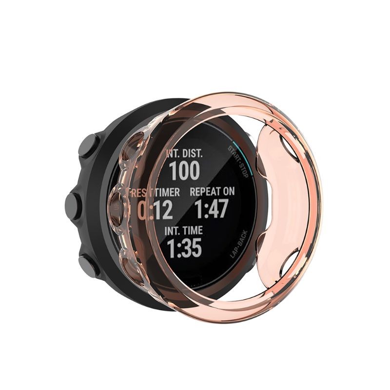 لينة فائقة النحافة حافظة حماية من البولي يوريثان غطاء سيليكون حامي شل ل Garmin السباحة 2 ساعة ذكية اكسسوارات