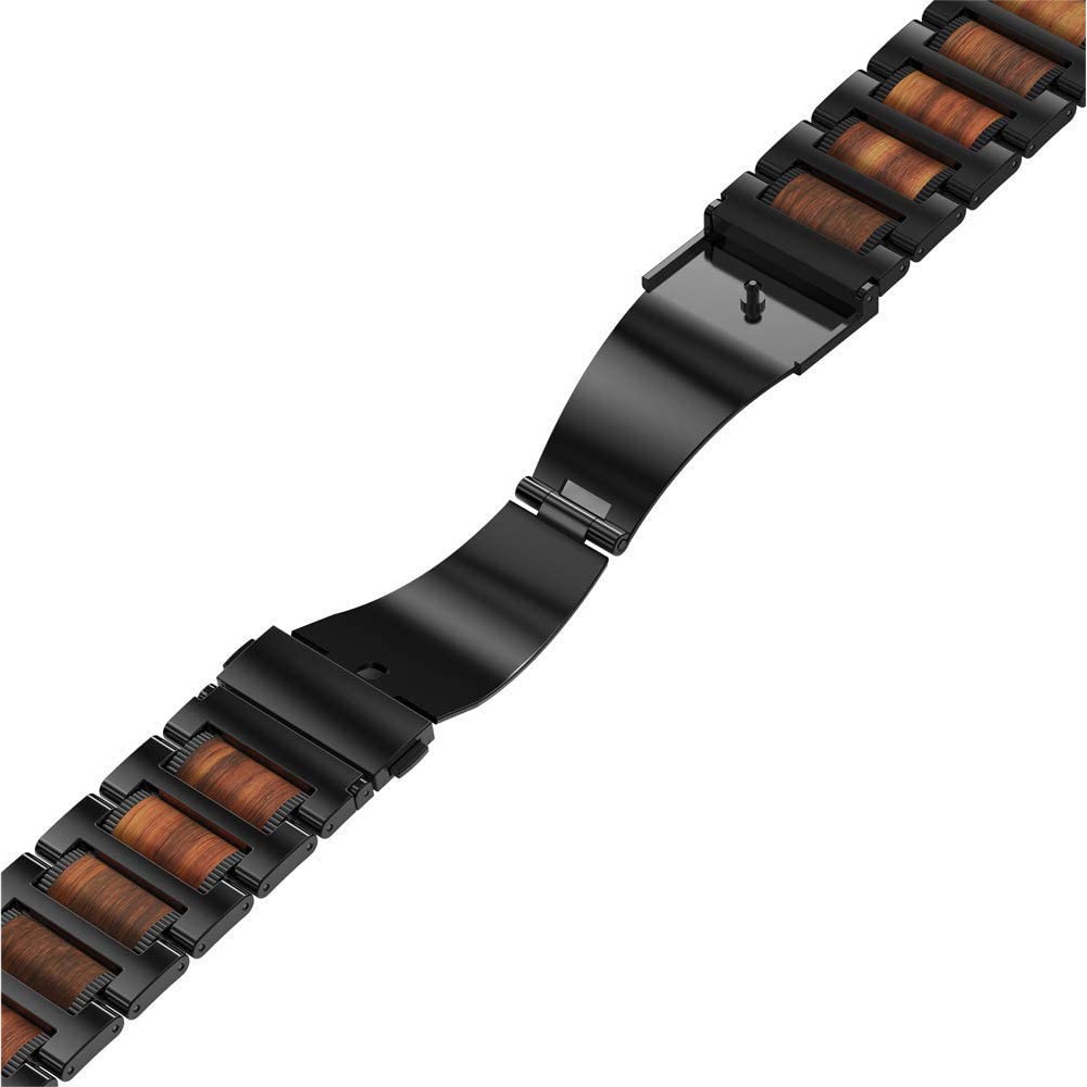 Stainless Steel Wood Strap For Samsung Galaxy Watch 4 Classic 42mm 46mm Metal Bracelet For Samsung Galaxy Watch 4 40mm 44mm Strap