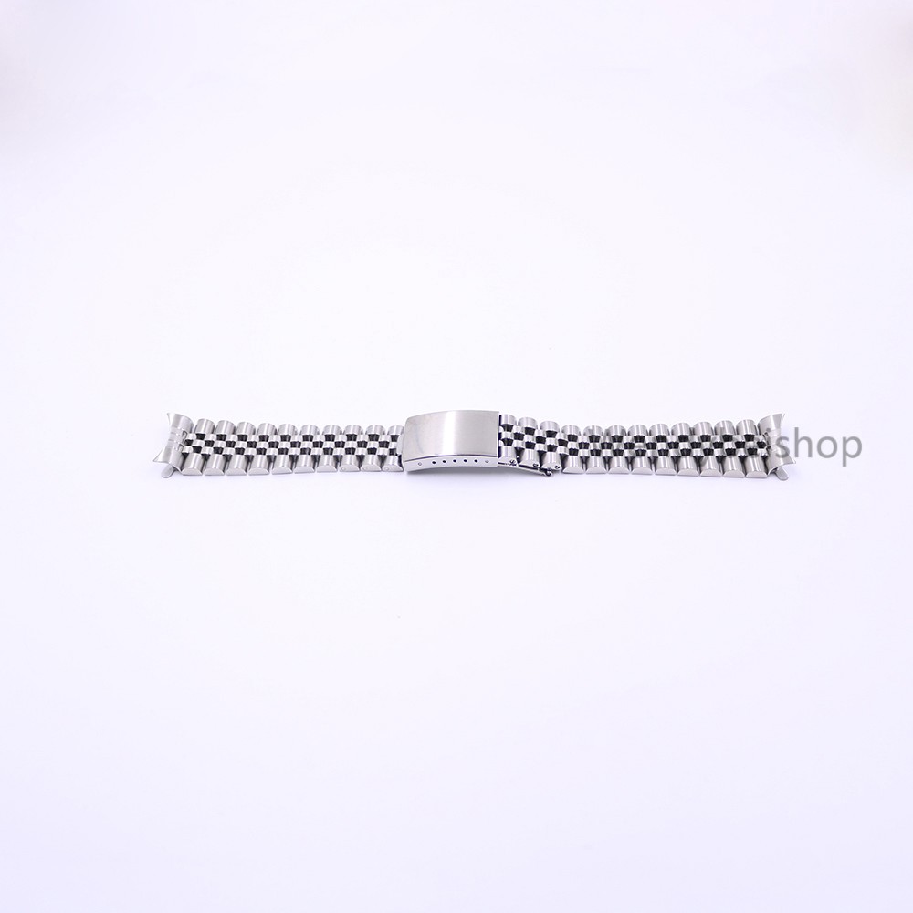 19 20 22mm Two Tone Hollow Curved End Solid Screw Links Replacement Watch Band Old Fashioned Vintage Jubilee Bracelet for Rolex