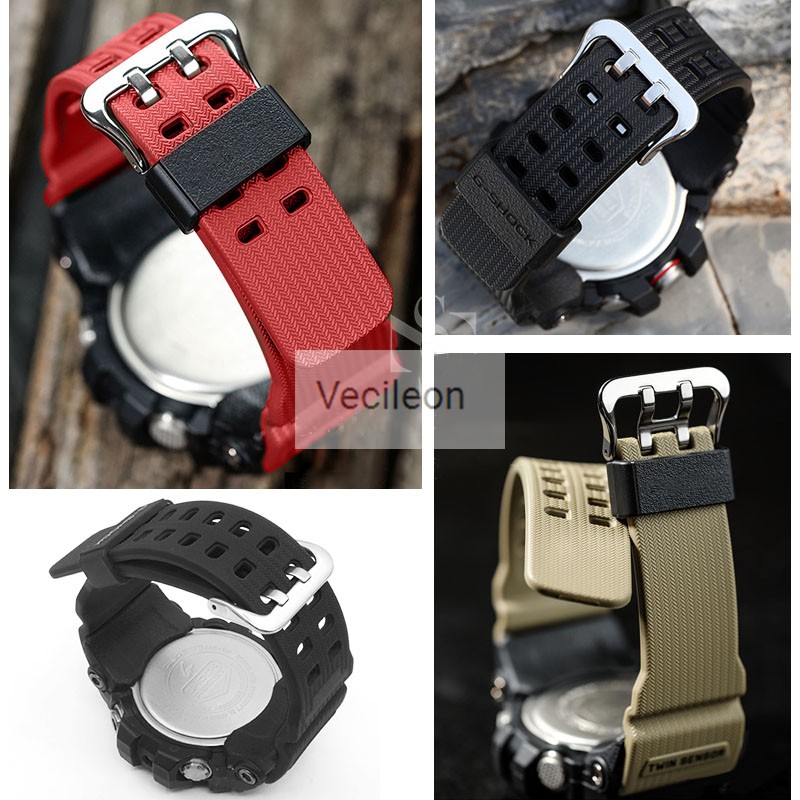 Silicone Resin Watchband for GG-1000 GWG-100 GSG-100 Men Sports Waterproof Replacement Watch Band Watch Accessories with Tools