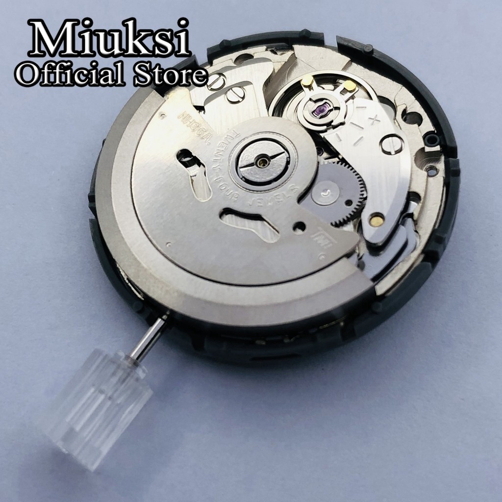 Brand New Original NH36 English Date Week Automatic 3Oclock Crown Clock 3.8 Hour Crown Mechanical Movement Replacement Parts