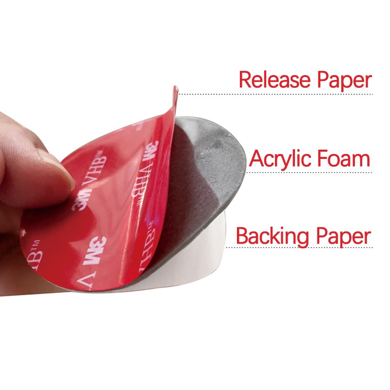 Transparent Acrylic Double-sided Adhesive VHB 3M Strong Adhesive Waterproof Patch No Trace High Temperature Resistance