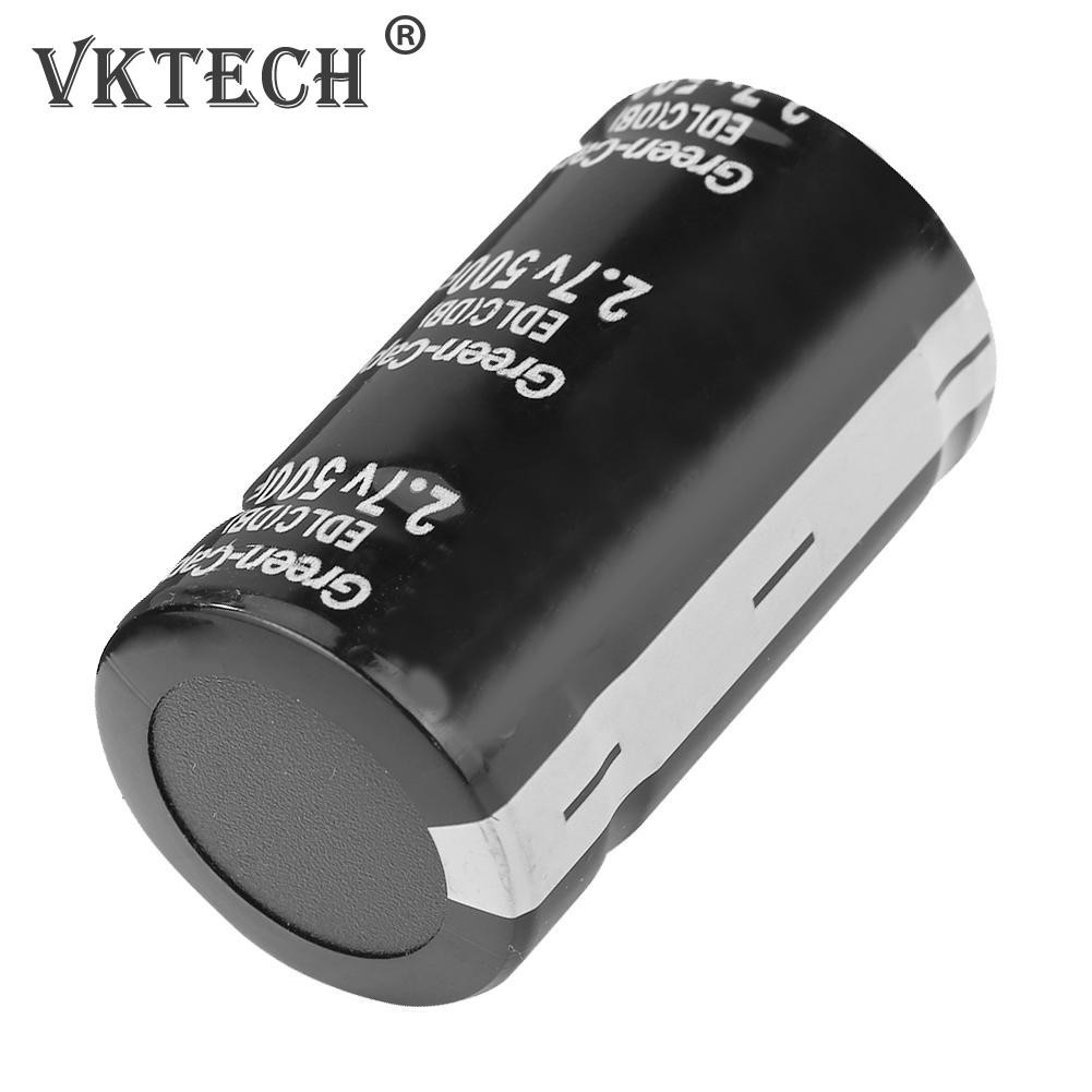 2.7V 500F Precision Metal Farad Capacitor Automotive Circuit Electrolytic Capacitor Car Necessary Circuit Tools