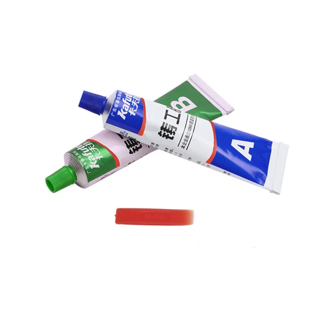 65g Kafuter A+B Metal Repair Adhesive Super Glue Iron Steel Auto Radiator Water Tank Special Sealant Caulk Welding Glue