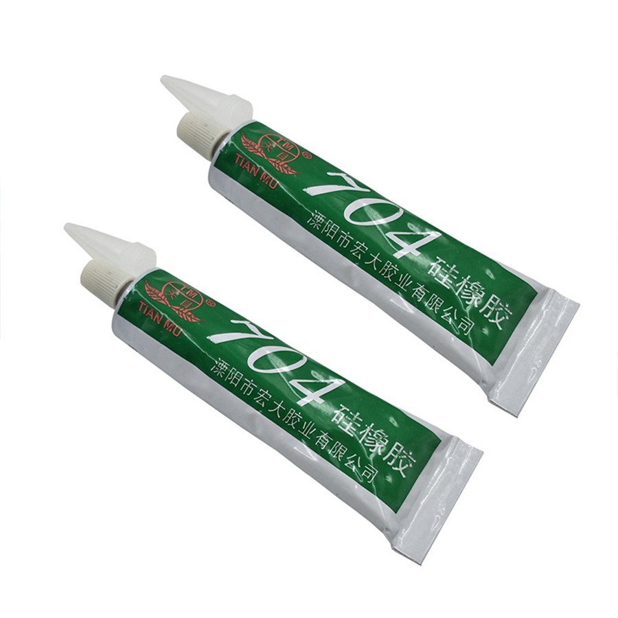 High Temperature Glue, Silicone Rubber, Water Resistant, Thermal Conductive, Static, 45g 704