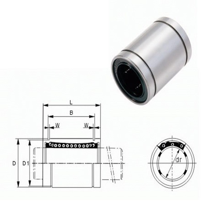 10 قطعة LM8UU LM3UU LM10UU LM16UU LM6UU LM12UU LM3UU خطي جلبة 8 مللي متر CNC المحامل الخطية ل قضبان بطانة السكك الحديدية الخطية أجزاء عمود