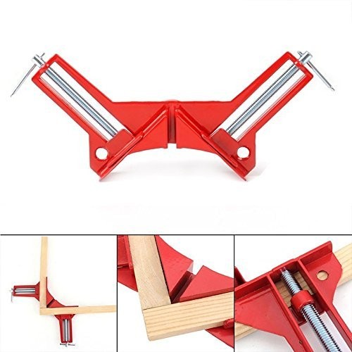 4Pcs Multifunctional New 90 Degree Right Angle Clip Picture Frame Corner Clamp 100mm Miter Clamps Corner Holder Woodworking Tool 4Pcs Multifunctional New 90 Degree Right Angle Clip Picture Frame Corner Clamp 100mm