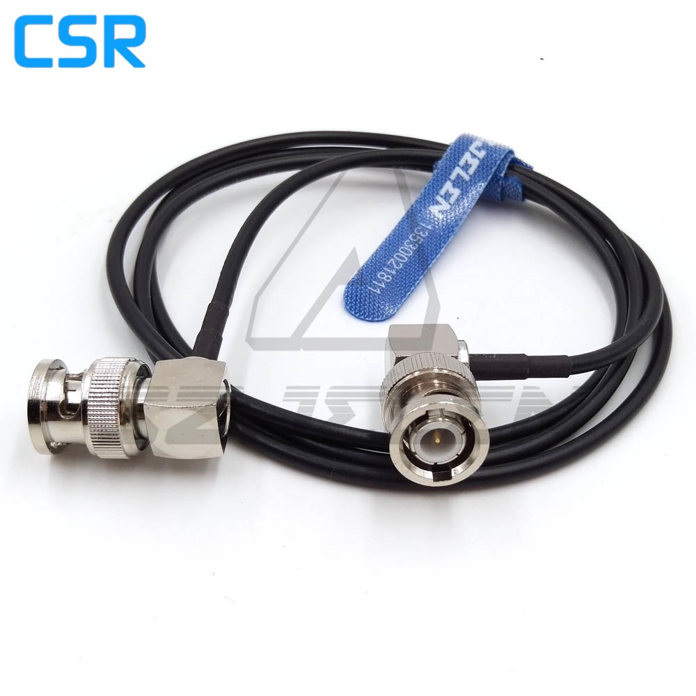 BNC Plug to BNC Elbow Plugs, SDI Pigtail. Camera RF Coaxial Cable , 50 Ohm Camera Video Signal SDI Transmission Line