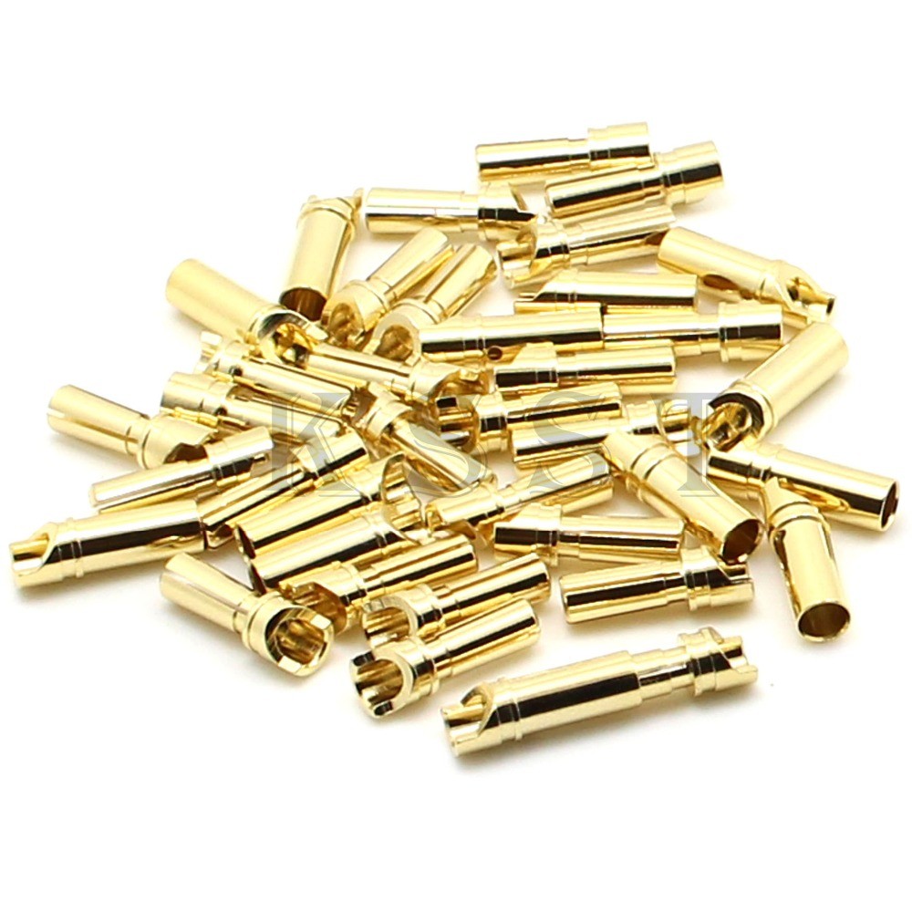 GC3514 Free Shipping 20pairs/lot New 3.5mm Gold Plated Bullet Connector For ESC Motor Lipo RC Battery Part Good Quality