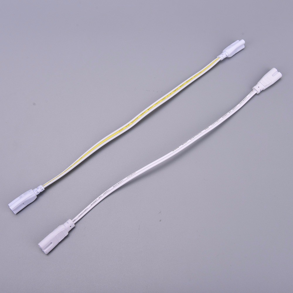 1pcs LED Tube Connector 3Pin/2Pin Double End Wire Cable 30cm Two Phase Three Phase T4 T5 T8 Lighting Lamp Connect Wholesale