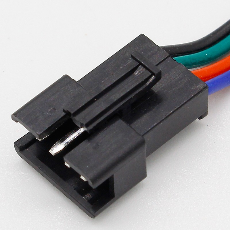 Wholesale 10 pairs 4pin JST Connector Male Female Cable for SMD 5050/3528 RGB Colorful LED Strip Wire WS2801 LPD8806 RGB LED Strip