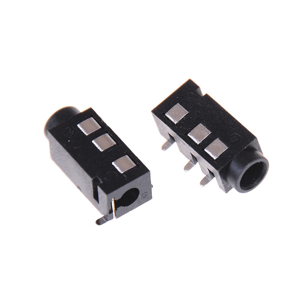 10pcs/lot PJ-320D 4 Pins SMD 3.5mm Female Headphone Jack Connector PCB Mount Wholesale