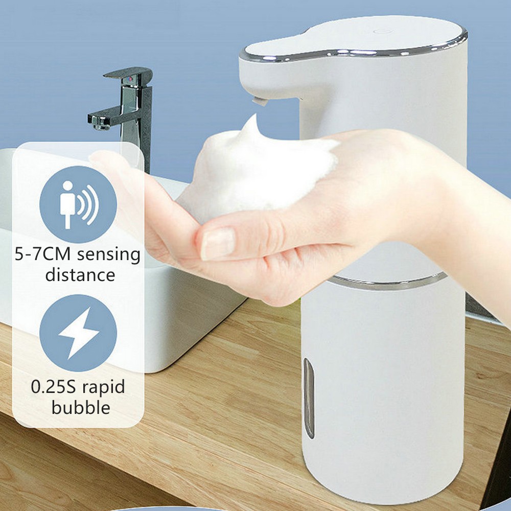 New Automatic Sensor Soap Liquid Dispenser with USB Charging Touchless Smart Hand Washing Machine Bathroom Liquid Soap Dispenser