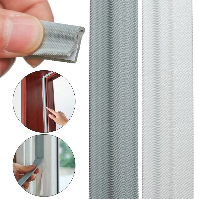 4M-40M Sliding Door Windows Sealing Strip Acoustic Foam for sliding windows Windproof Soundproof Cotton Seal Door Gap Sound Foam