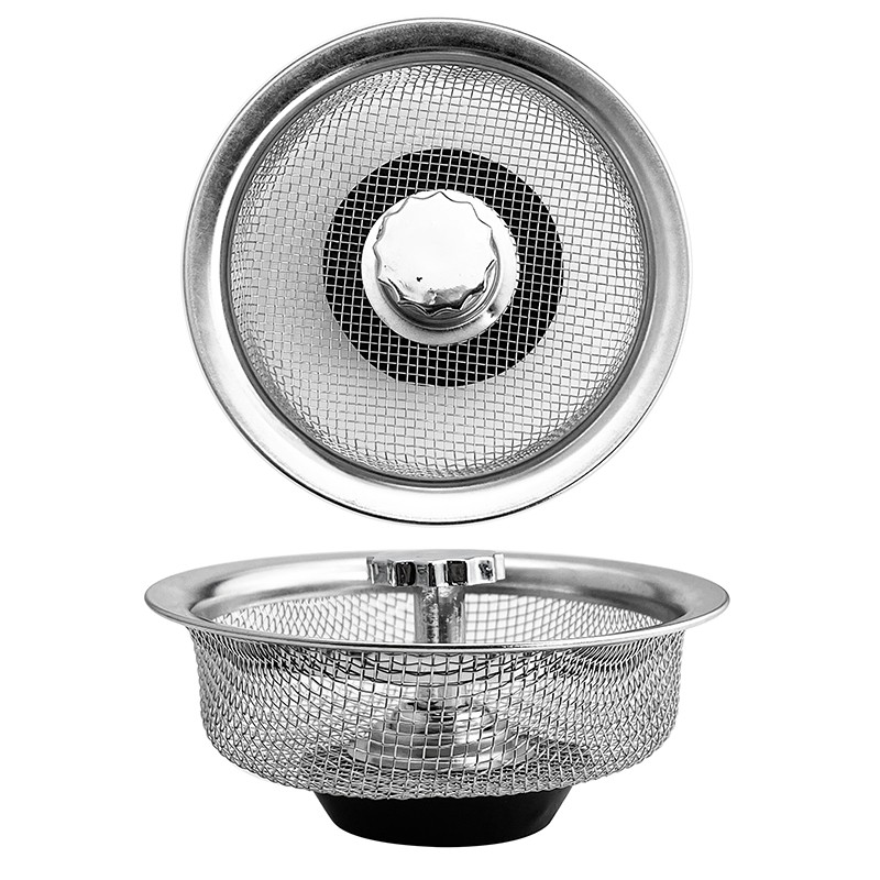 Anti-Clogging Sink Strainer Stainless Steel Sink Filter Hair Catchers Drain Net Sewer Outfall Bathroom Kitchen Accessories