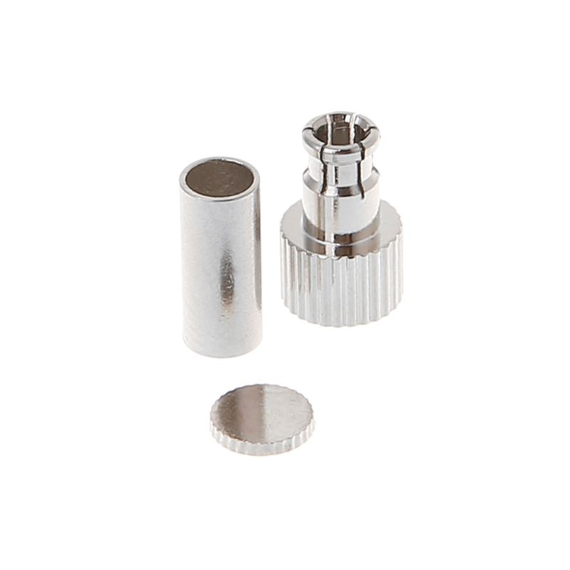 2 in 1 TS9/CRC9 Male Right Angle RF Coaxial Connector Adapter for RG174/178/316 LMR100