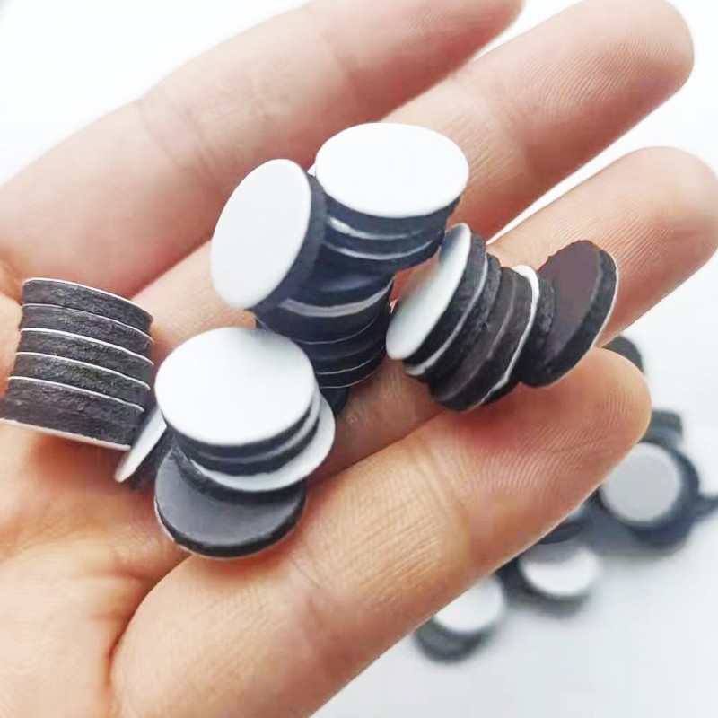 1/10/25/50/100pcs Round Self Adhesive Cylinder Magnets Round Magnetic Rubber DIY Crafts 12mm x 2mm