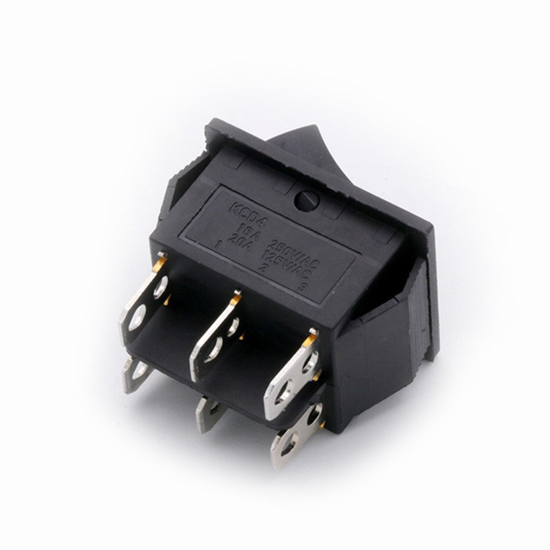 10pcs KCD4 Rocke Switch Rocker Power Reset Button With Light 16A 250V 20A 25V 4/6pin 3 Position