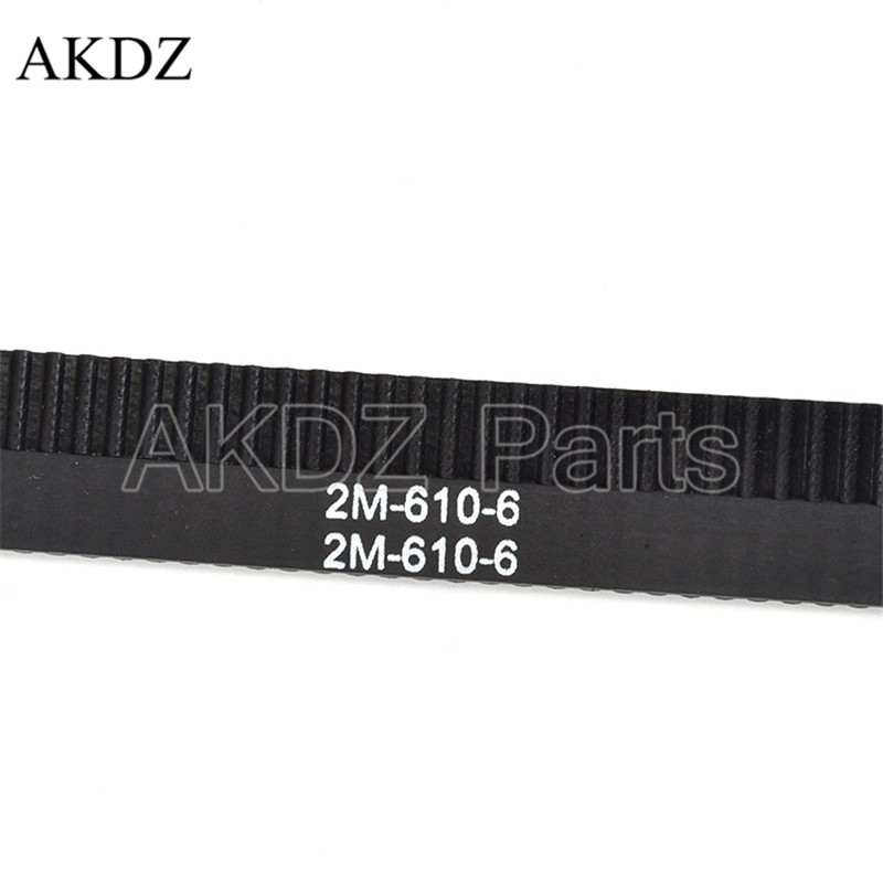 2GT timing belt pitch length 586 600 606 610 616 630 640 650 660 670 690 width 6mm 2M 2GT synchronous closed rubber