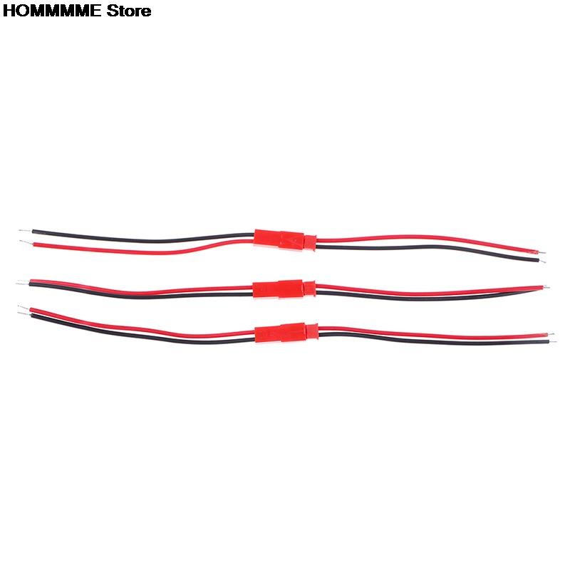 New 20pcs Red Connector 2 Pin Connector Male Female JST Connector Cable 22 AWG Wire for RC Helicopter Battery LED Decoration Lights