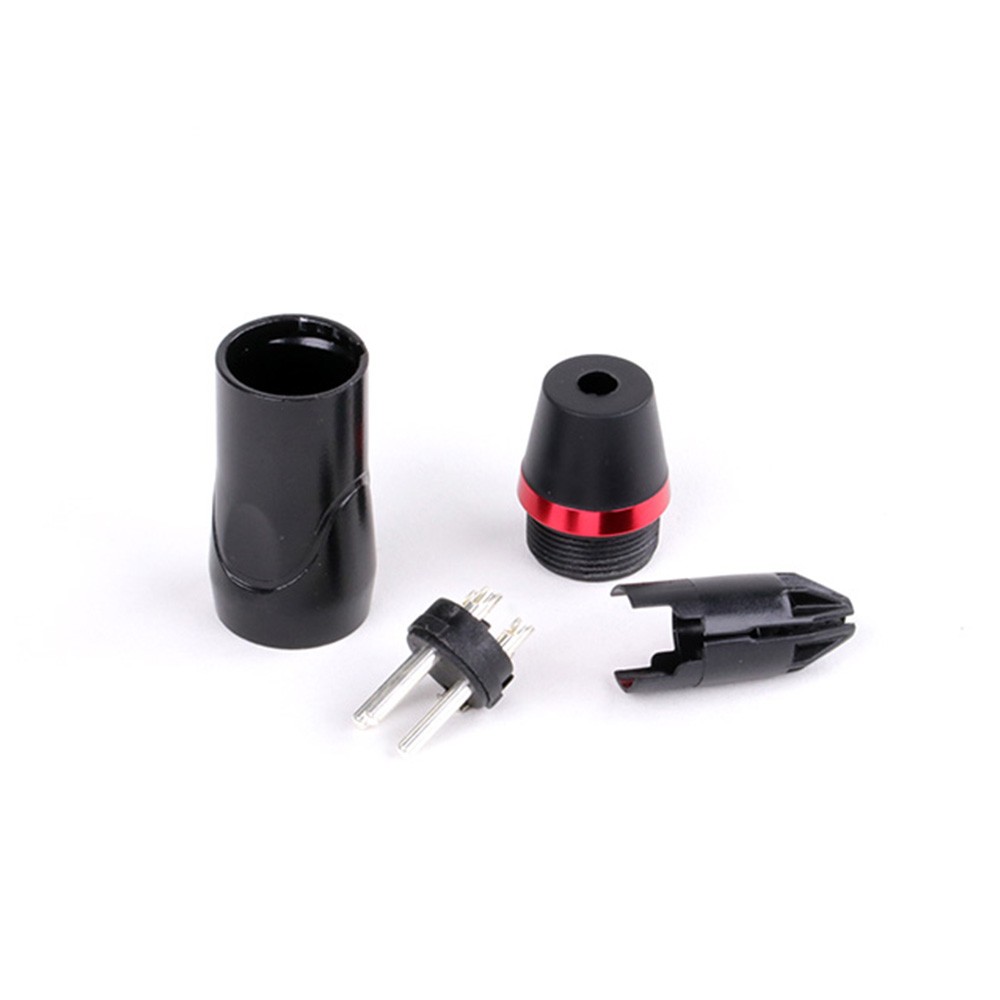 10pcs XLR Black 3 Pin Male and Female Connector Adapter for Camcorder Signal Light Application HIFI Audio