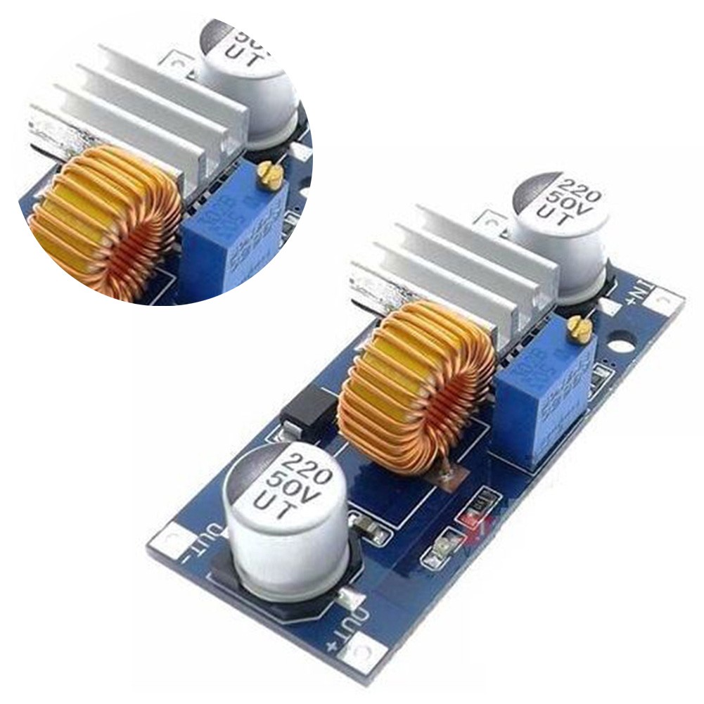 5A XL4015 DC-DC Convert Power Supply Component 75W Adjustable 4-38V Multi Use Durable Accessories Step Down Module