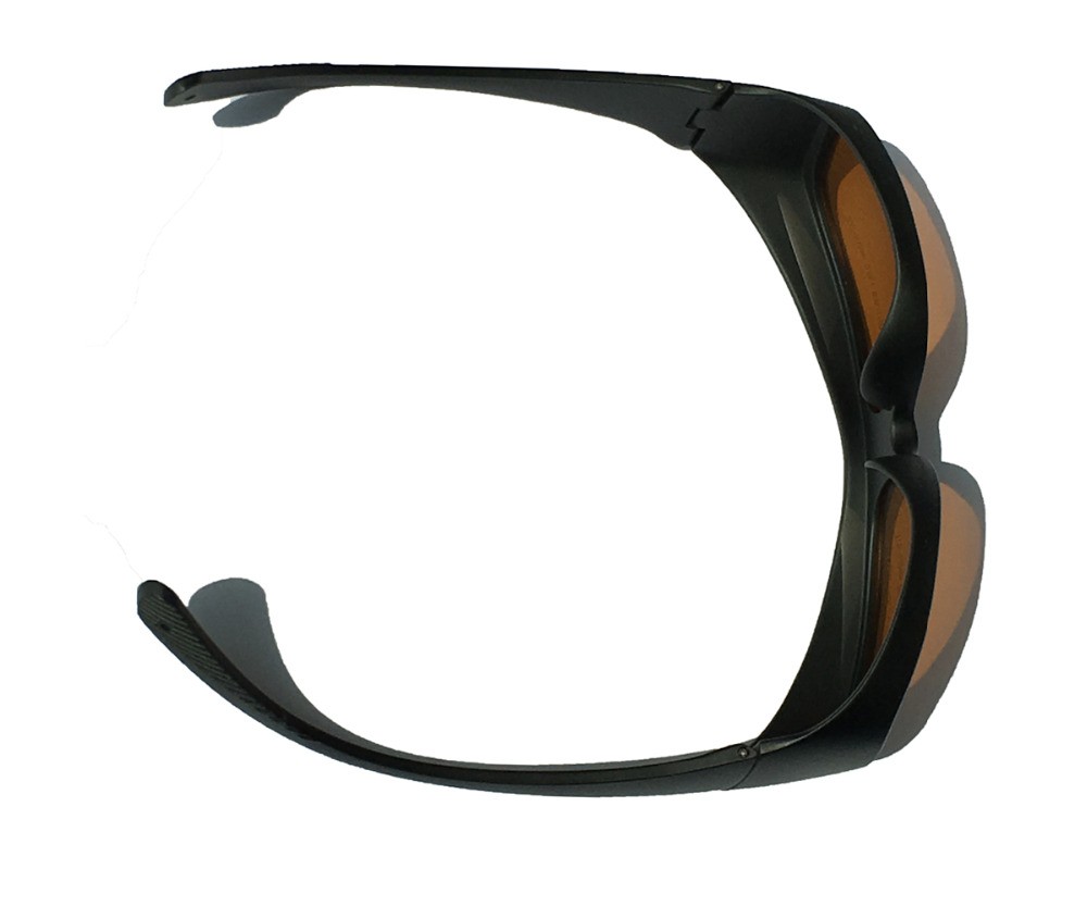 GTY 532nm, 1064nm Multi Wavelength Laser Safety Glasses, Rimless Laser Safety Glasses ND:YAG Laser Protection