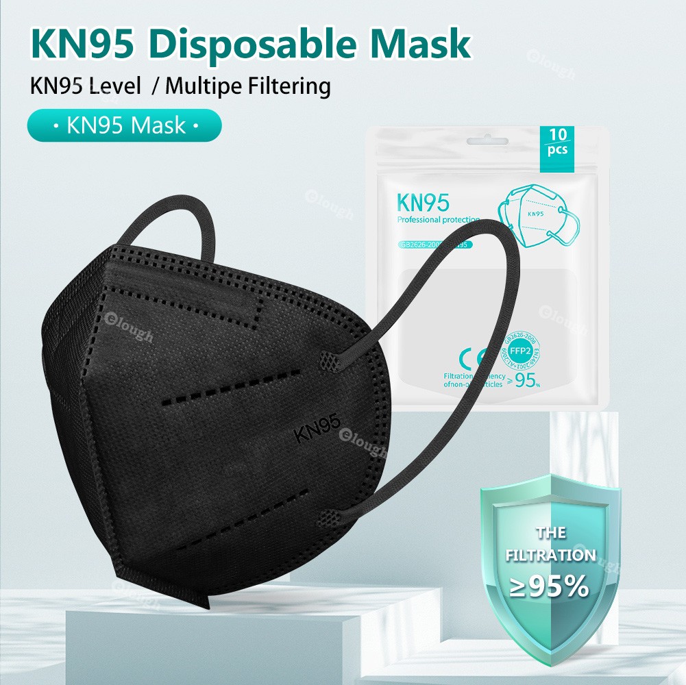 قناع ffp2 mascarillas negras kn95 5 طبقات ماسكارا ديسكارتافيل fpp2 معتمد أقنعة التنفس واقية kn95fan CE قناع الوجه