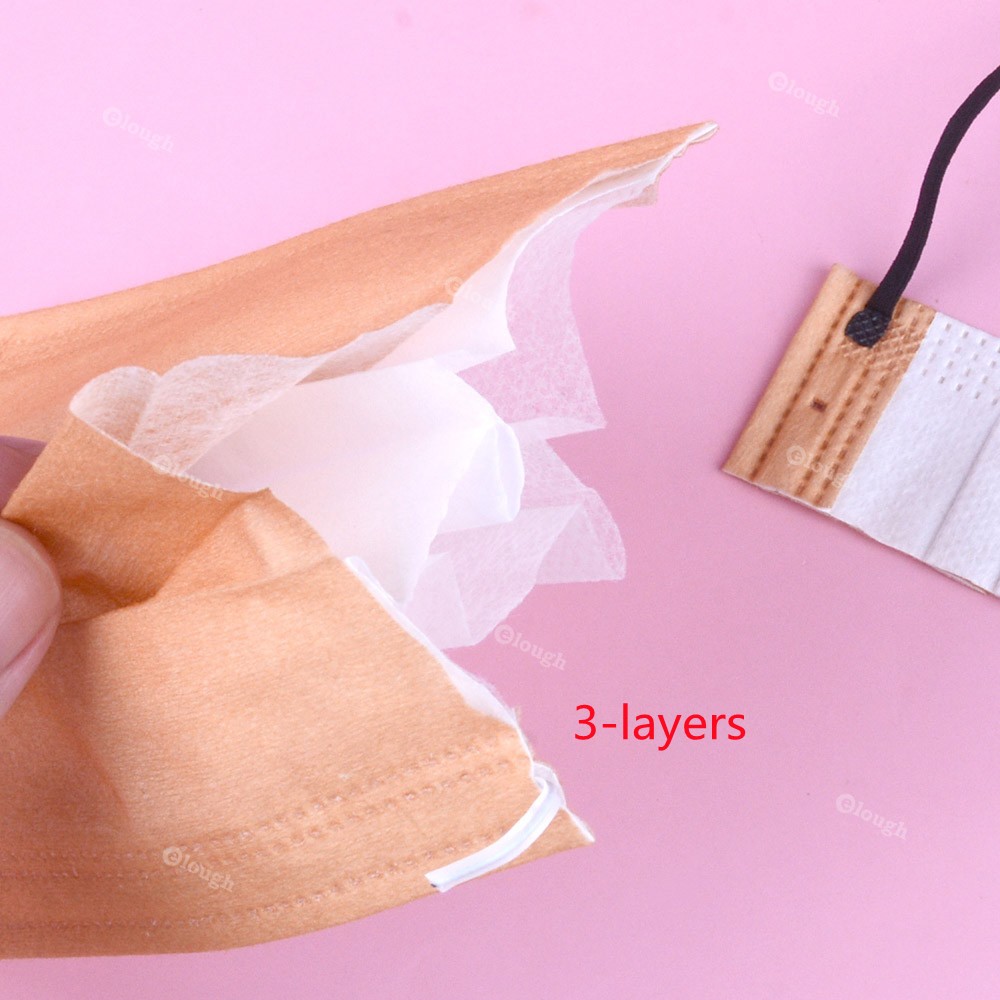 New Morandi Color Disposable Mask Adult Mascarillas Desichables Gay Anti Dust Masks Face Protection 3 Layers Cubrebocas