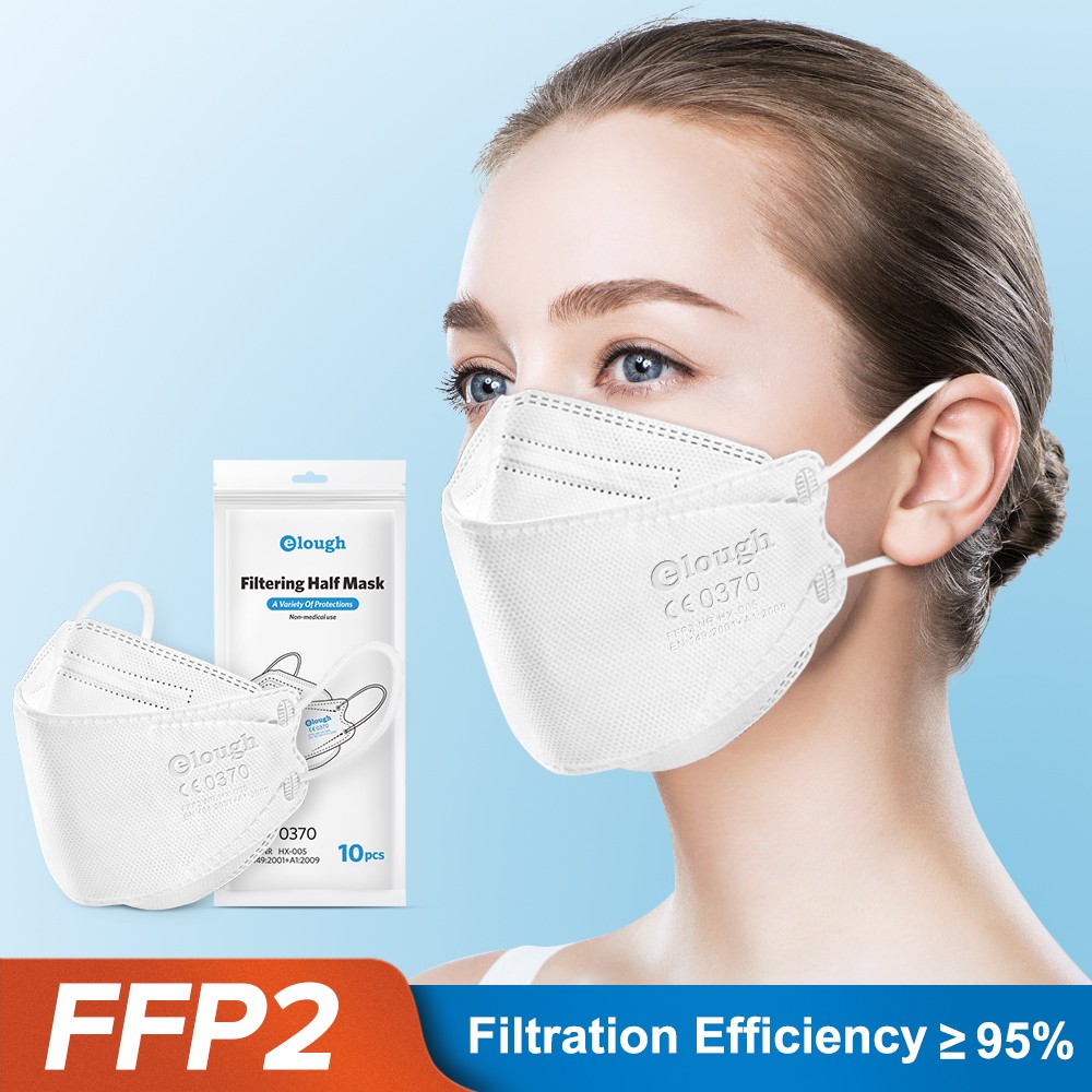 Elough 0370 ffp2masque noir mascarillas kn95 قناع سمك ffp2 قناع كوري fpp2 mascarillas