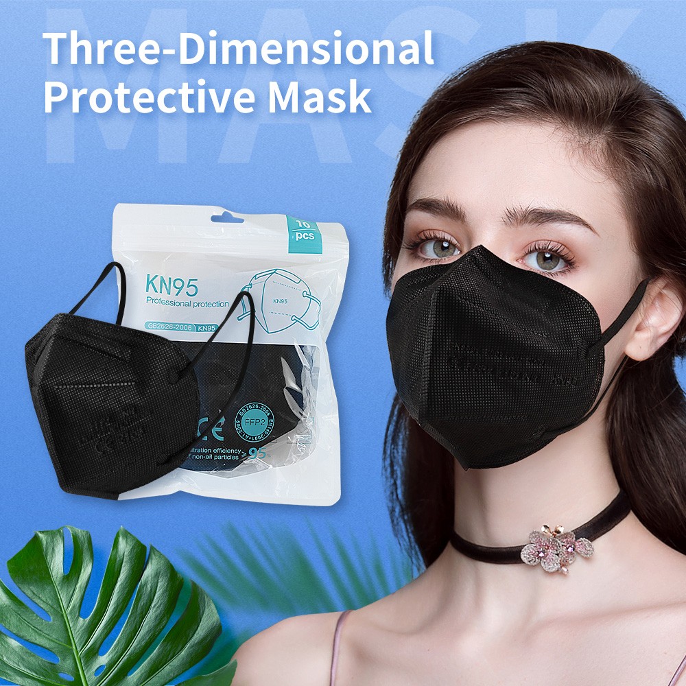 Spain Fast Delivery Adult KN95 Mask FFP2 Approved Safety Masks Dust Respirator Protective Face Masks FPP2 Mask KN95 ffp2masks