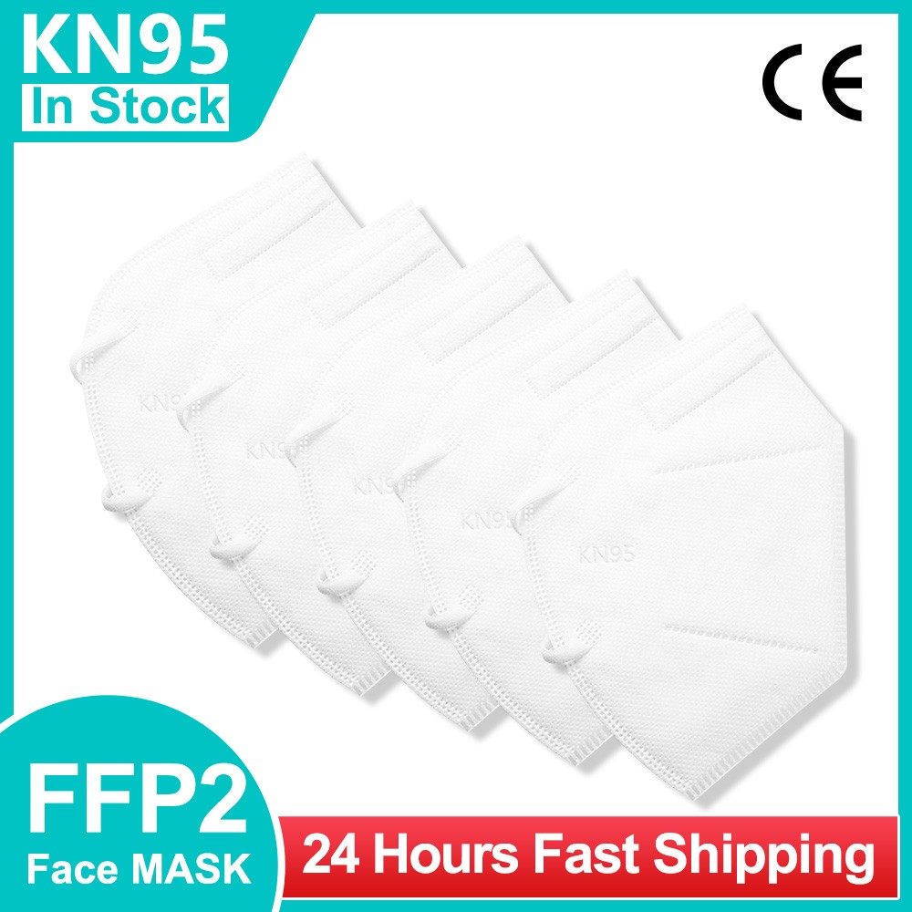 100pcs FFP2 Mascarillas fpp2 KN95 face masks FFP2mask mask 5 layers mondkapje kn95 homologada mascarillas ffp2reutilizable