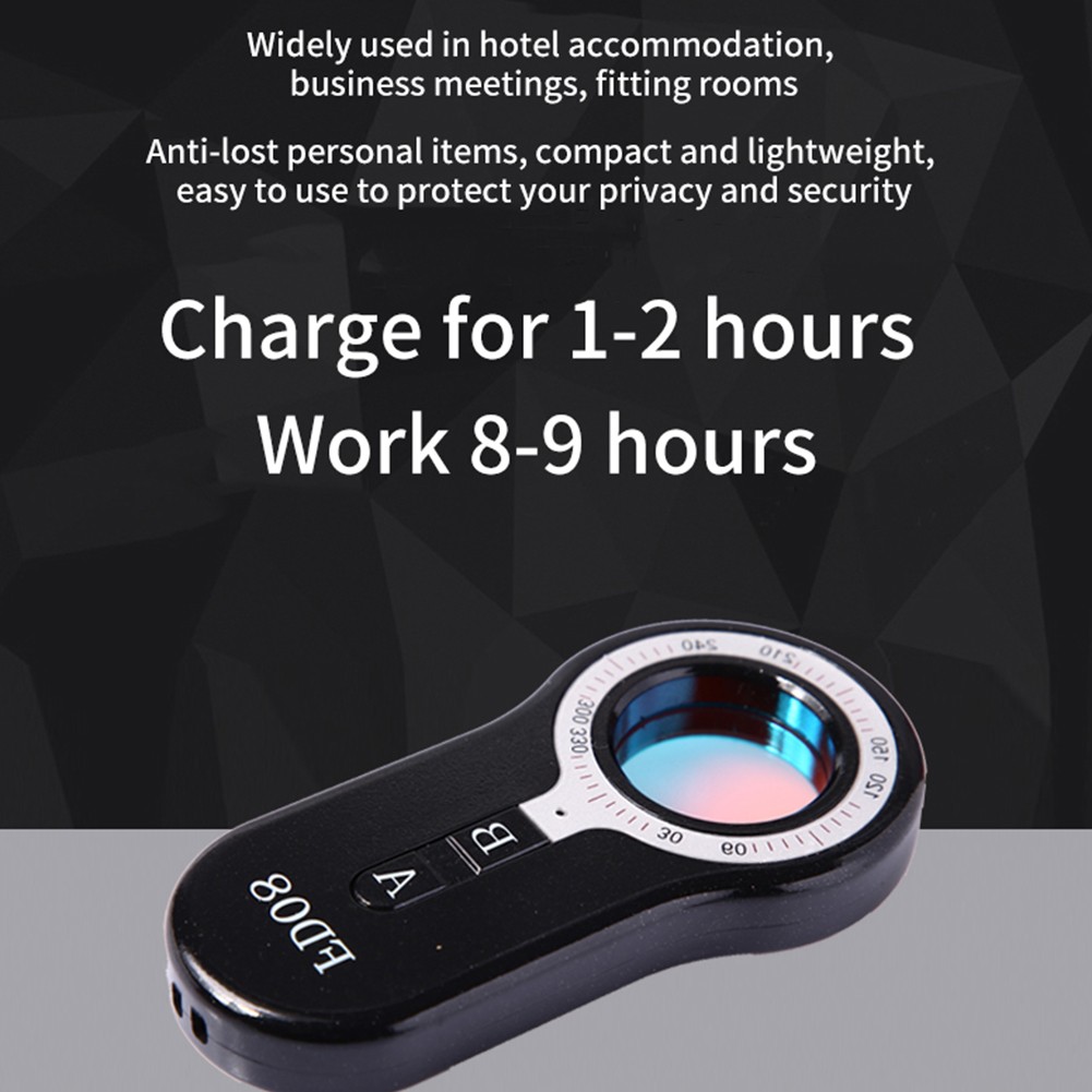 Infrared camera detector hotel anti express shooting anti eavesdropping safety vibration alarm anti theft detector