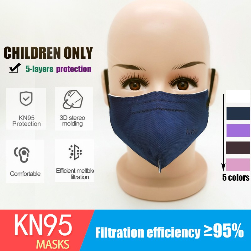 Fit 3-10 Years Kids FFP2 KN95 Protective Mask Face Mask Dust Masks Reusable Respirator Month ffp2Mask Filter Mask Mascarillas