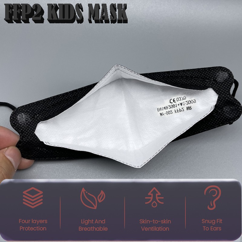 kids mask fish type kn95 protective face masks fpp2 homology ada masque ffp 2 mascara pff2 kn 95 ffp2 children to 9 to 12 years