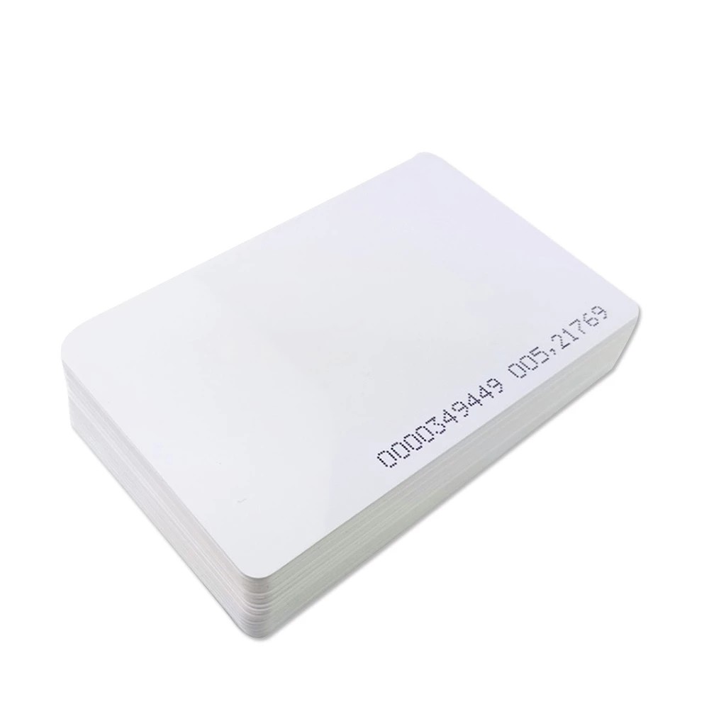 100pcs High Quality ID Read Only RFID 125KHz TK4100/EM4100 Smart White Thin Card In Access Control Free Shipping