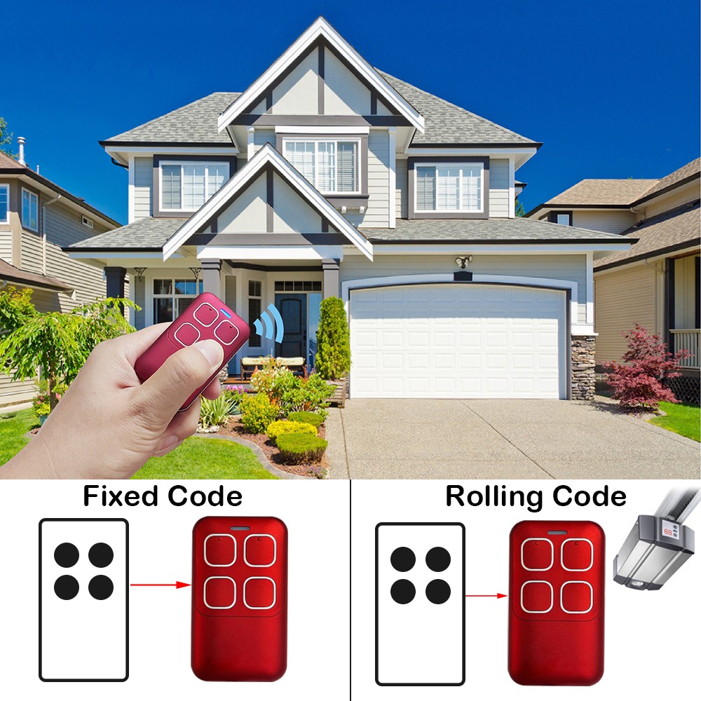 ECOSTAR Remote Control Garage Door Replacement ECOSTAR RSC2 RSE2 433mhz Gate Opener Wireless Transmitter Key