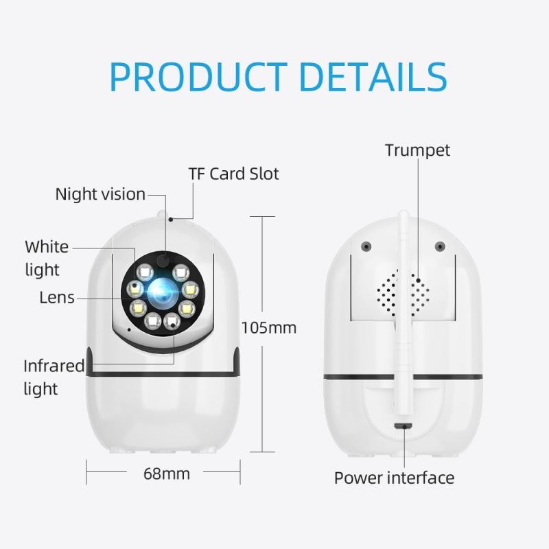 IP Camera 5G WiFi Baby Monitor 1080P Indoor CCTV Video Surveillance Camera AI Car Tracking Wireless Home Camera Alexa