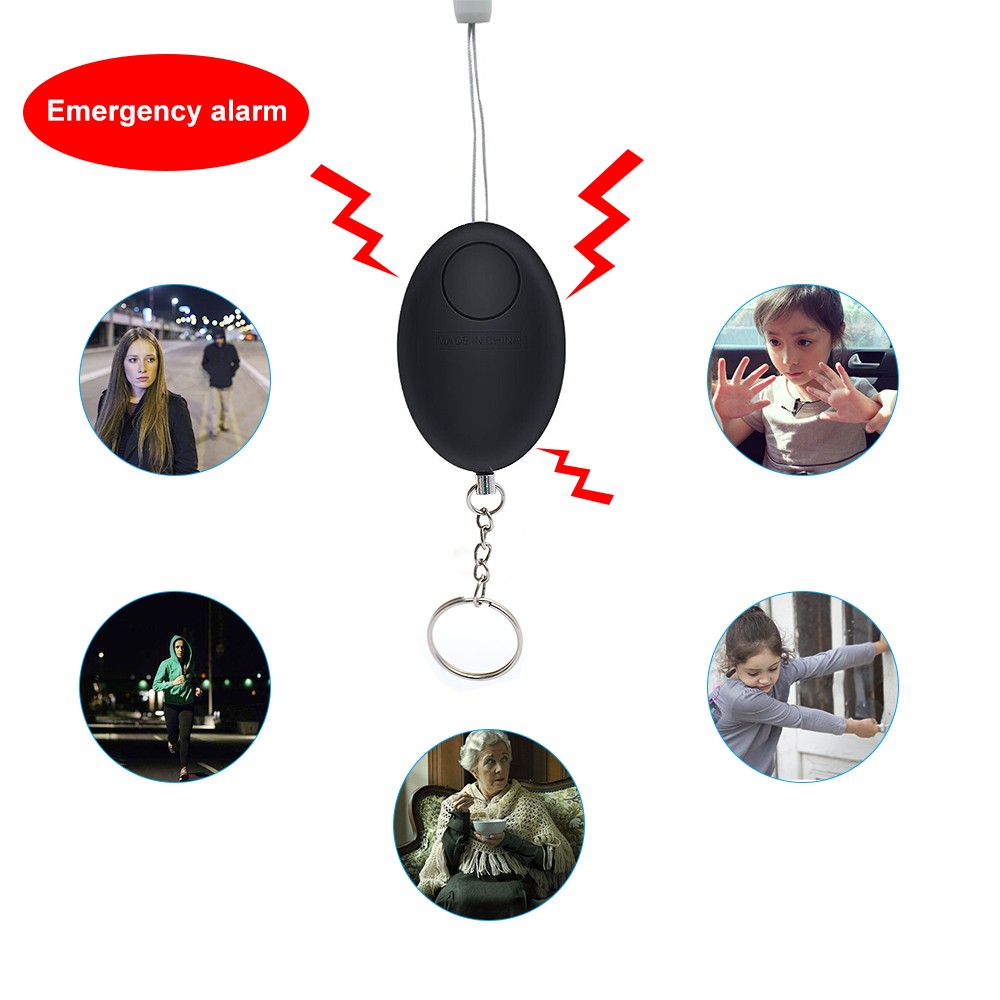 Low Price 120dB Self Defense Alarm Egg Girl Women Security Alarm Personal Safety Scream Loud Keychain Emergency Alarm