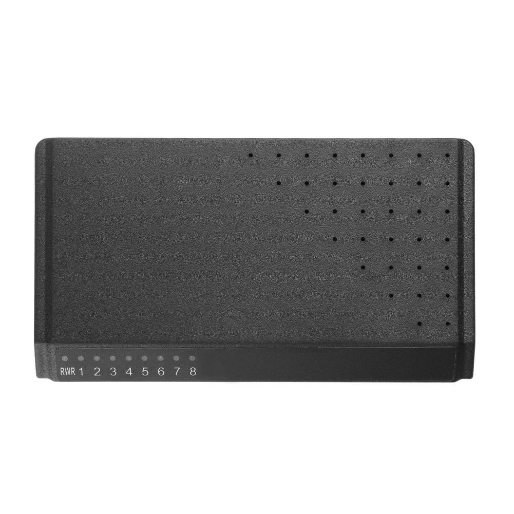 8 Ports PoE Switch 6+2 POE 10/100M Ethernet Power Without Power Adapter for Security Screen Cameras