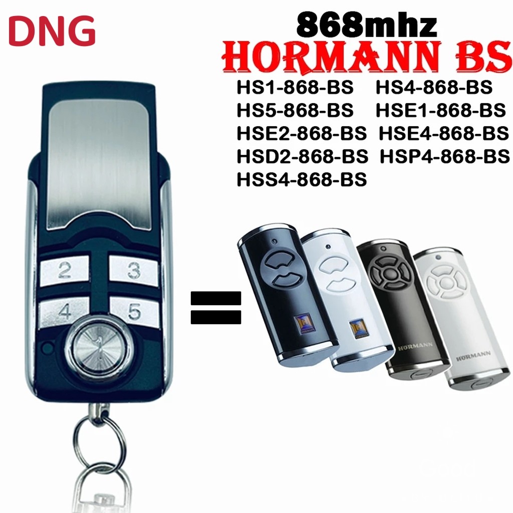 1pc hörmann HSE2-868-BS HSE4-868-BS remote control hörmann HSD2 HSP4 HS5 HS4 HS1 HSS4 868 BS garage gate remote control 868MHz